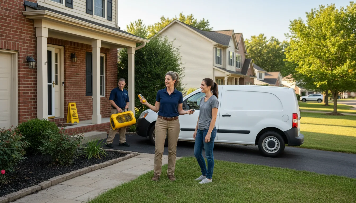 Residential water damage restoration in Stites, ID